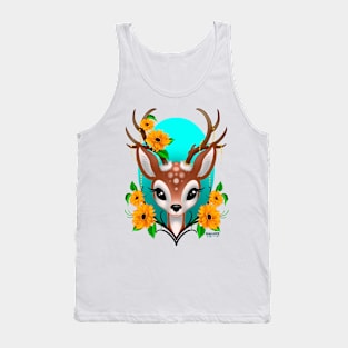 It’s Sunflowers Deer Tank Top